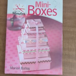 Mini Boxes Craft Book